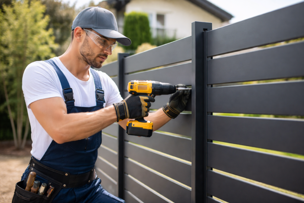 jak zamontować ogrodzenie panelowe?