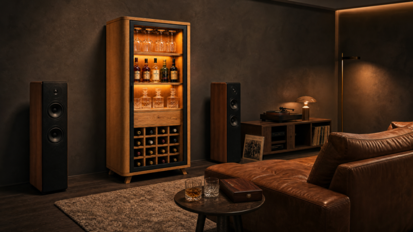 barek drewniany w salonie stolarnialobzow.pl